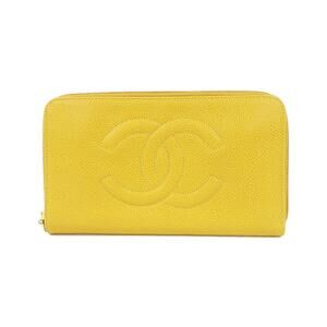 CHANEL Yellow Wallet